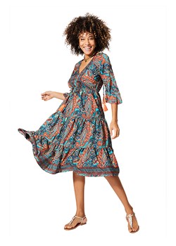 Aller Simplement Sukienka w kolorze niebiesko-czerwonym ze sklepu Limango Polska w kategorii Sukienki - zdjęcie 189380711