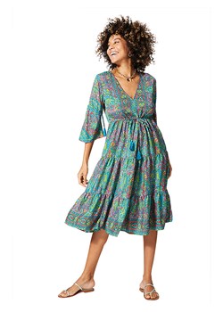 Aller Simplement Sukienka w kolorze turkusowo-różowym ze sklepu Limango Polska w kategorii Sukienki - zdjęcie 189380713