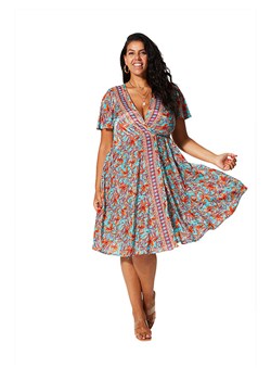 Aller Simplement Sukienka w kolorze turkusowo-pomarańczowym ze sklepu Limango Polska w kategorii Sukienki - zdjęcie 189380723