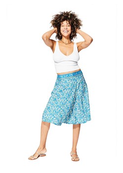 Aller Simplement Spódnica w kolorze błękitno-białym ze sklepu Limango Polska w kategorii Spódnice - zdjęcie 189381000