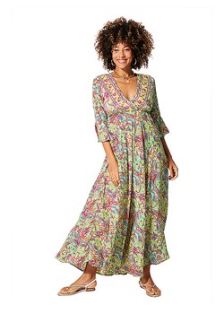 Aller Simplement Sukienka w kolorze zielono-czerwonym ze sklepu Limango Polska w kategorii Sukienki - zdjęcie 189381060