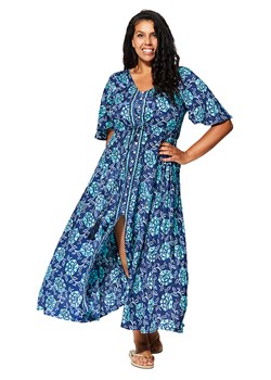 Aller Simplement Sukienka w kolorze granatowo-błękitnym ze sklepu Limango Polska w kategorii Sukienki - zdjęcie 189381084