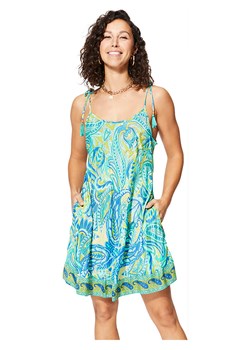 Aller Simplement Sukienka w kolorze niebiesko-zielonym ze sklepu Limango Polska w kategorii Sukienki - zdjęcie 189381132