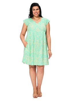 Aller Simplement Sukienka w kolorze jasnozielono-kremowym ze sklepu Limango Polska w kategorii Sukienki - zdjęcie 189381384