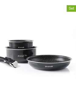 Brandt 4-częściowy zestaw w kolorze czarnym ze sklepu Limango Polska w kategorii Garnki - zdjęcie 189381682