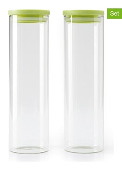 Brandt Pojemniki (2 szt.) w kolorze zielonym - 2 l ze sklepu Limango Polska w kategorii Pojemniki kuchenne - zdjęcie 189382014