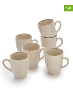 Brandt Kubki (6 szt.) w kolorze beżowym - wys. 12 x Ø 8,5 cm ze sklepu Limango Polska w kategorii Naczynia - zdjęcie 189382182