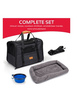 Edco 4-częściowy zestaw w kolorze antracytowo-niebieskim - szer. 44 cm ze sklepu Limango Polska w kategorii Dla zwierząt - zdjęcie 189382312