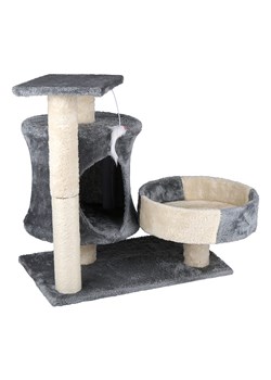 Edco Drapak w kolorze szaro-kremowym dla kota - 50 x 58 x 33 cm ze sklepu Limango Polska w kategorii Dla zwierząt - zdjęcie 189382703