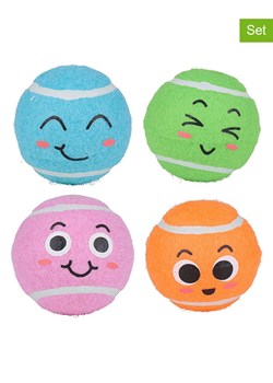 Edco Piłki tenisowe (4 szt.) w różnych kolorach dla psów - Ø 6.5 cm ze sklepu Limango Polska w kategorii Dla zwierząt - zdjęcie 189382752