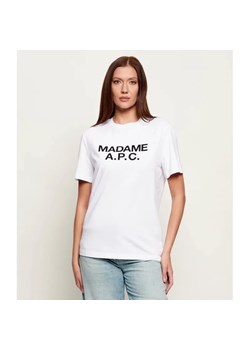 A.P.C. T-shirt Madame | Straight fit ze sklepu Gomez Fashion Store w kategorii Bluzki damskie - zdjęcie 189383711