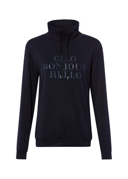 soyaconcept® Bluza damska - Banu Kobiety Materiał dresowy granatowy jednolity ze sklepu vangraaf w kategorii Bluzy damskie - zdjęcie 189383952