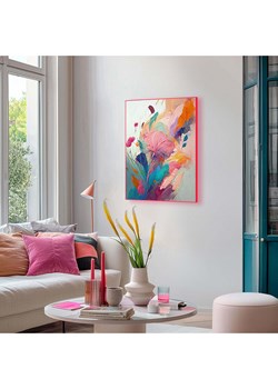 Orangewallz Druk artystyczny "Colourful Painted Flowers I" w ramce ze sklepu Limango Polska w kategorii Obrazy - zdjęcie 189384724