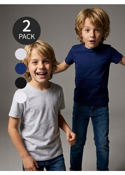 Sinsay - Bawełniane koszulki basic 5 pack - mid blue ze sklepu Sinsay w kategorii T-shirty chłopięce - zdjęcie 189385650