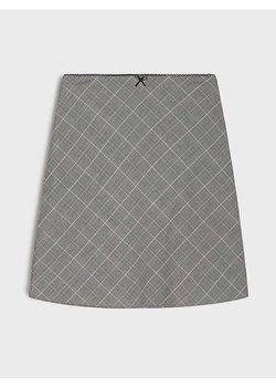 Sinsay - Spódnica mini w kratkę z domieszką wiskozy - wielobarwny ze sklepu Sinsay w kategorii Spódnice - zdjęcie 189385661