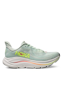 Buty do biegania Hoka Clifton 10 1162031 Zielony ze sklepu eobuwie.pl w kategorii Buty sportowe damskie - zdjęcie 189385842
