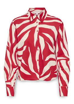ONLY Koszula Sakura 15366883 Czerwony Regular Fit ze sklepu MODIVO w kategorii Koszule damskie - zdjęcie 189387290