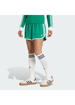 adidas Szorty sportowe 3-Stripes Sprinter KD3717 Zielony Regular Fit ze sklepu MODIVO w kategorii Szorty - zdjęcie 189387303