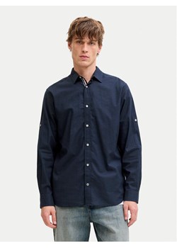 Jack & Jones Koszula Henry 12289197 Granatowy Regular Fit ze sklepu MODIVO w kategorii Koszule męskie - zdjęcie 189387403