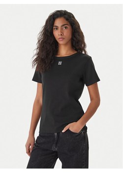 HUGO T-Shirt Deloris 50512002 Czarny Regular Fit ze sklepu MODIVO w kategorii Bluzki damskie - zdjęcie 189387414