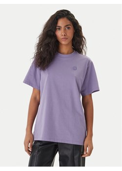 HUGO T-Shirt Vintage 50518139 Fioletowy Relaxed Fit ze sklepu MODIVO w kategorii Bluzki damskie - zdjęcie 189387440