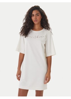 Emporio Armani Sukienka codzienna EW000618 AF20243 U1131 Biały Regular Fit ze sklepu MODIVO w kategorii Sukienki - zdjęcie 189387474