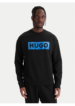 HUGO Bluza Nixalien 50560053 Czarny Regular Fit ze sklepu MODIVO w kategorii Bluzy męskie - zdjęcie 189387523