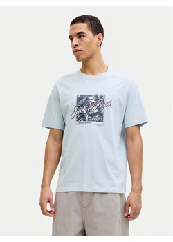 Jack & Jones T-Shirt Honolulu 12288088 Błękitny Regular Fit ze sklepu MODIVO w kategorii T-shirty męskie - zdjęcie 189387541