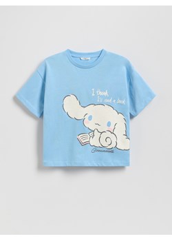 Reserved - T-shirt Cinnamoroll - jasnoniebieski ze sklepu Reserved w kategorii Bluzki dziewczęce - zdjęcie 189389110