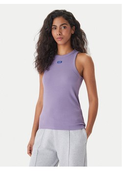 HUGO Top Easy 50508857 Fioletowy Slim Fit ze sklepu MODIVO w kategorii Bluzki damskie - zdjęcie 189390794