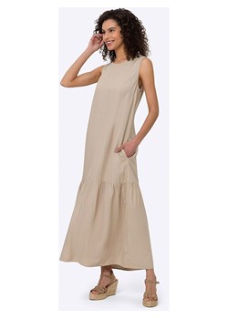 Heine Sukienka w kolorze beżowym ze sklepu Limango Polska w kategorii Sukienki - zdjęcie 189391202