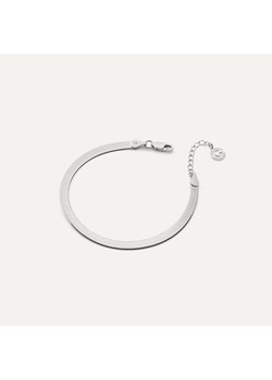 Bransoletka płaska taśma - srebro 925 w pokryciu platyną ze sklepu GIORRE w kategorii Bransoletki - zdjęcie 189391444