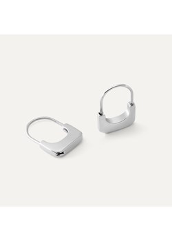 Kolczyki mała kłódka - srebro 925 w pokryciu platyną ze sklepu GIORRE w kategorii Kolczyki - zdjęcie 189391450
