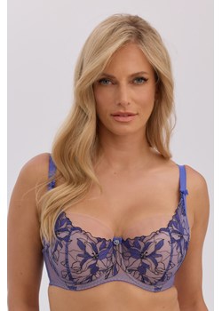 Gaia 1349 Rosina biustonosz półusztywniany z koronką niebieski ze sklepu kontri.pl w kategorii Biustonosze - zdjęcie 189392211