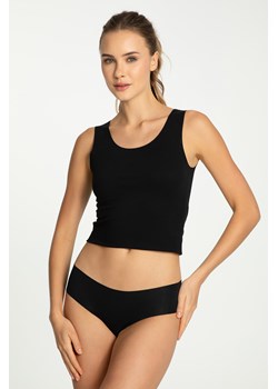 Julimex Cotton Mood Tank Top bezszwowy czarny ze sklepu kontri.pl w kategorii Bielizna ciążowa - zdjęcie 189392251