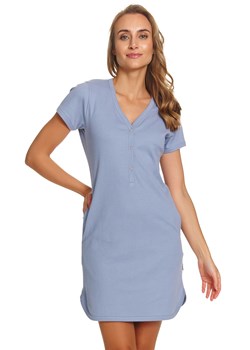 Doctor Nap TM.4542 koszula nocna z zatrzaskami sky blue ze sklepu kontri.pl w kategorii Koszule nocne - zdjęcie 189392263
