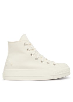 Trampki Converse Chuck Taylor All Star Lift Platform Beads A16107C Écru ze sklepu eobuwie.pl w kategorii Trampki damskie - zdjęcie 189392641