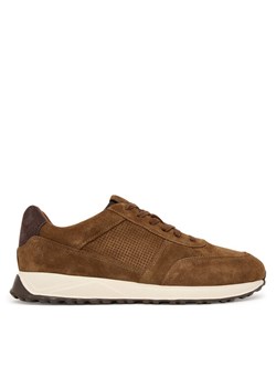 Clarks Sneakersy Radwell Tie 26186564 Brązowy ze sklepu MODIVO w kategorii Buty sportowe męskie - zdjęcie 189393094
