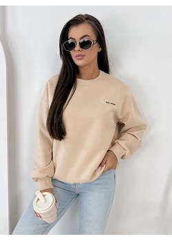bluza perigord beżowa one size ze sklepu UBRA w kategorii Bluzy damskie - zdjęcie 189394062