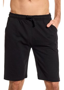 Bawełniane spodenki męskie czarne TS001, Kolor czarny, Rozmiar M, Noviti ze sklepu Intymna w kategorii Piżamy męskie - zdjęcie 189394470