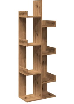 Otwarty stojący regał dąb artisan - Donna ze sklepu Edinos.pl w kategorii Regały i witryny - zdjęcie 189394602
