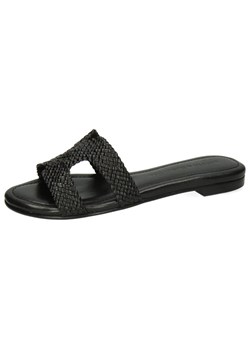 MELVIN &amp; HAMILTON Skórzane klapki "Hanna 83" w kolorze czarnym ze sklepu Limango Polska w kategorii Klapki damskie - zdjęcie 189395353