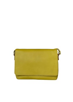-żółta torebka damska skórzana listonoszka na ramię  Kylie ze sklepu Słoń Torbalski w kategorii Listonoszki - zdjęcie 189395750