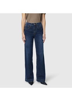 MAC Dżinsy - Rich Palazzo Kobiety dark stone jednolity ze sklepu vangraaf w kategorii Jeansy damskie - zdjęcie 189395922