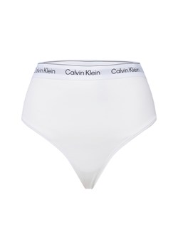 Calvin Klein Stringi Kobiety Bawełna biały jednolity ze sklepu vangraaf w kategorii Majtki damskie - zdjęcie 189395924