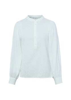 Marie Lund Bluzka damska Kobiety Bawełna (100%) biały wypukły wzór tkaniny ze sklepu vangraaf w kategorii Bluzki damskie - zdjęcie 189395930