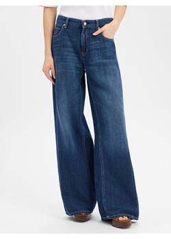 Cambio Dżinsy z zawartością lnu - Palazzo Kobiety Bawełna medium stone jednolity ze sklepu vangraaf w kategorii Jeansy damskie - zdjęcie 189395980