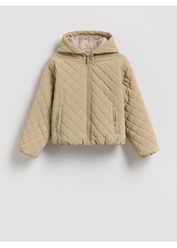Reserved - Pikowana kurtka - beżowy ze sklepu Reserved w kategorii Kurtki dziewczęce - zdjęcie 189398082