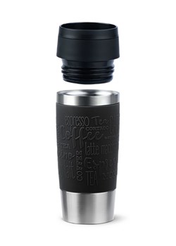 Emsa Kubek termiczny "Travel Mug Classic" w kolorze czarnym - 360 ml ze sklepu Limango Polska w kategorii Kubki termiczne - zdjęcie 189399200