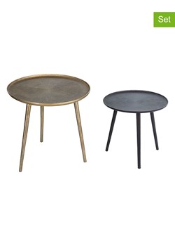 Anticline Stoliki (2 szt.) w kolorze czarno-złotym ze sklepu Limango Polska w kategorii Stoliki kawowe - zdjęcie 189399623